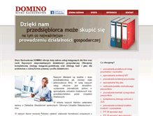 Tablet Screenshot of biurodomino.pl